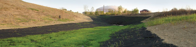 Drill pads and pipelines