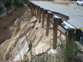 CALTRANS Heavy storms necessitated emergency reconstruction of a 13- mile stretch of California State Route 330.