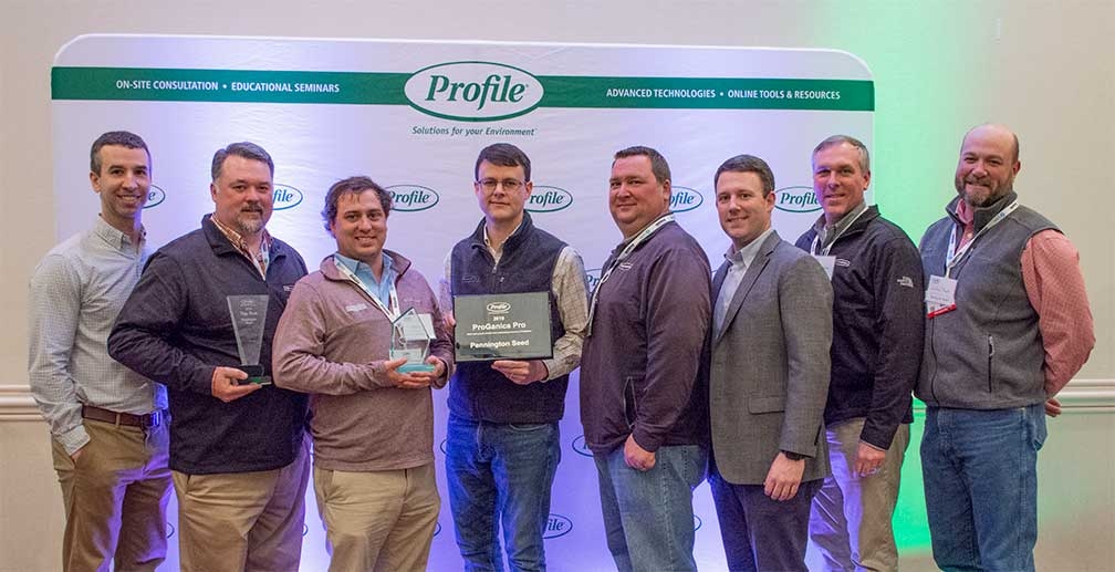 Pennington Seed representatives took home three awards, including the Top Gun, ProGanics Pro and Ground Assault.