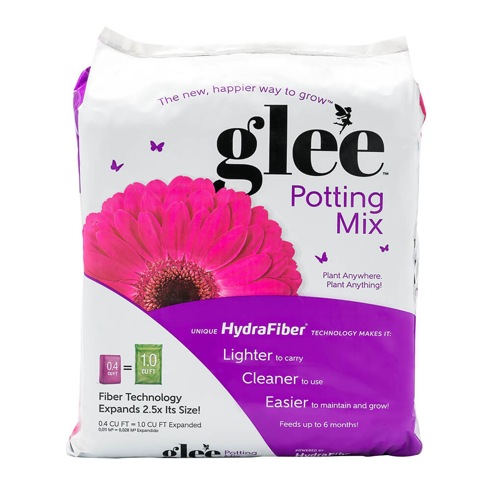 "glee grows potting mix bag"